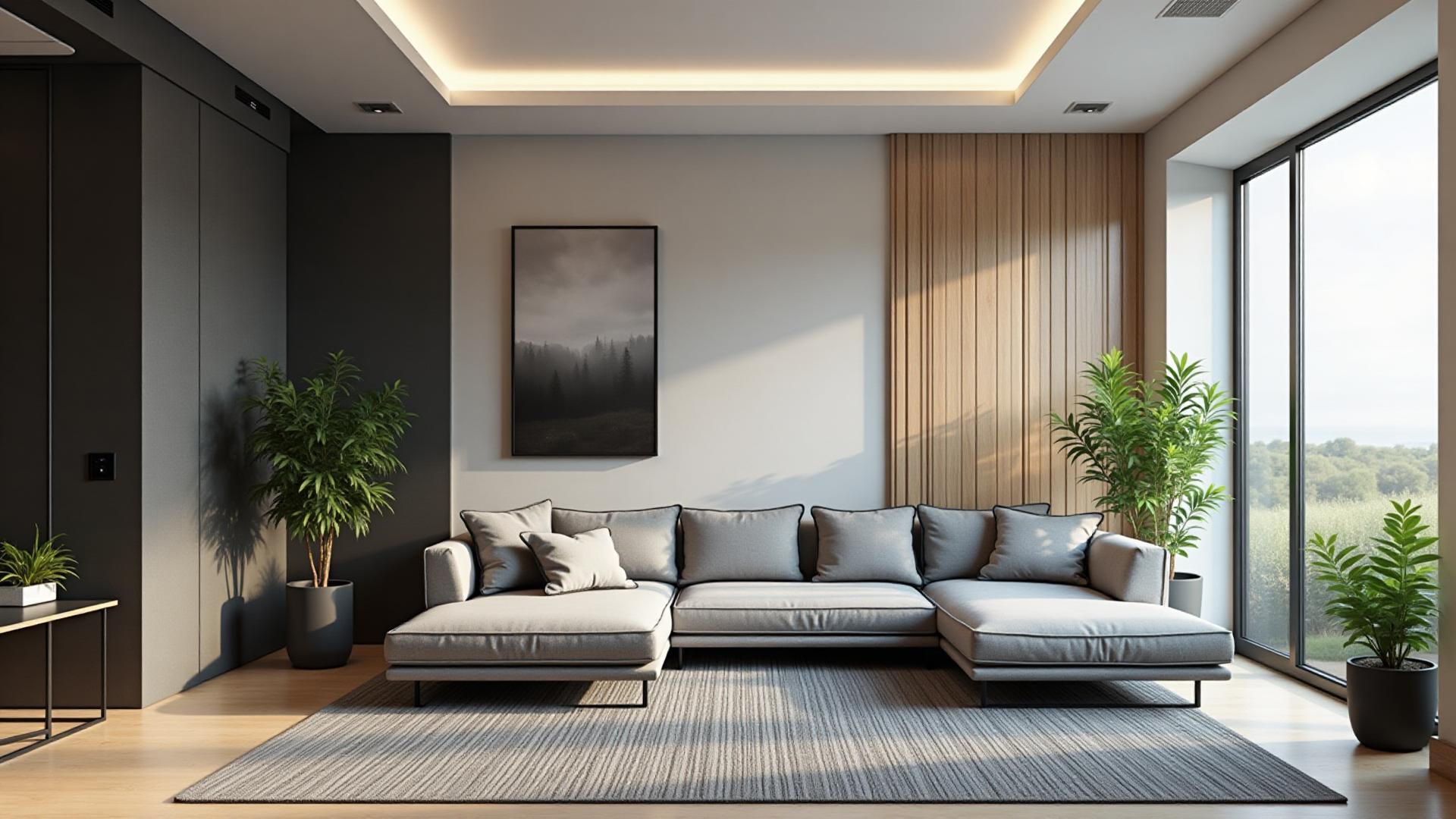 Professional ventilation system in modern home